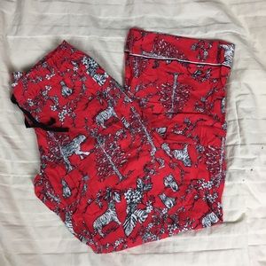 Victoria’s Secret Red Tiger PJ Pants XSmall